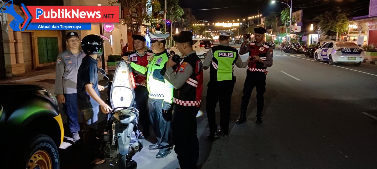 Polres Nganjuk Intensifkan Patroli SREG untuk Jaga Kondusivitas Akhir Pekan