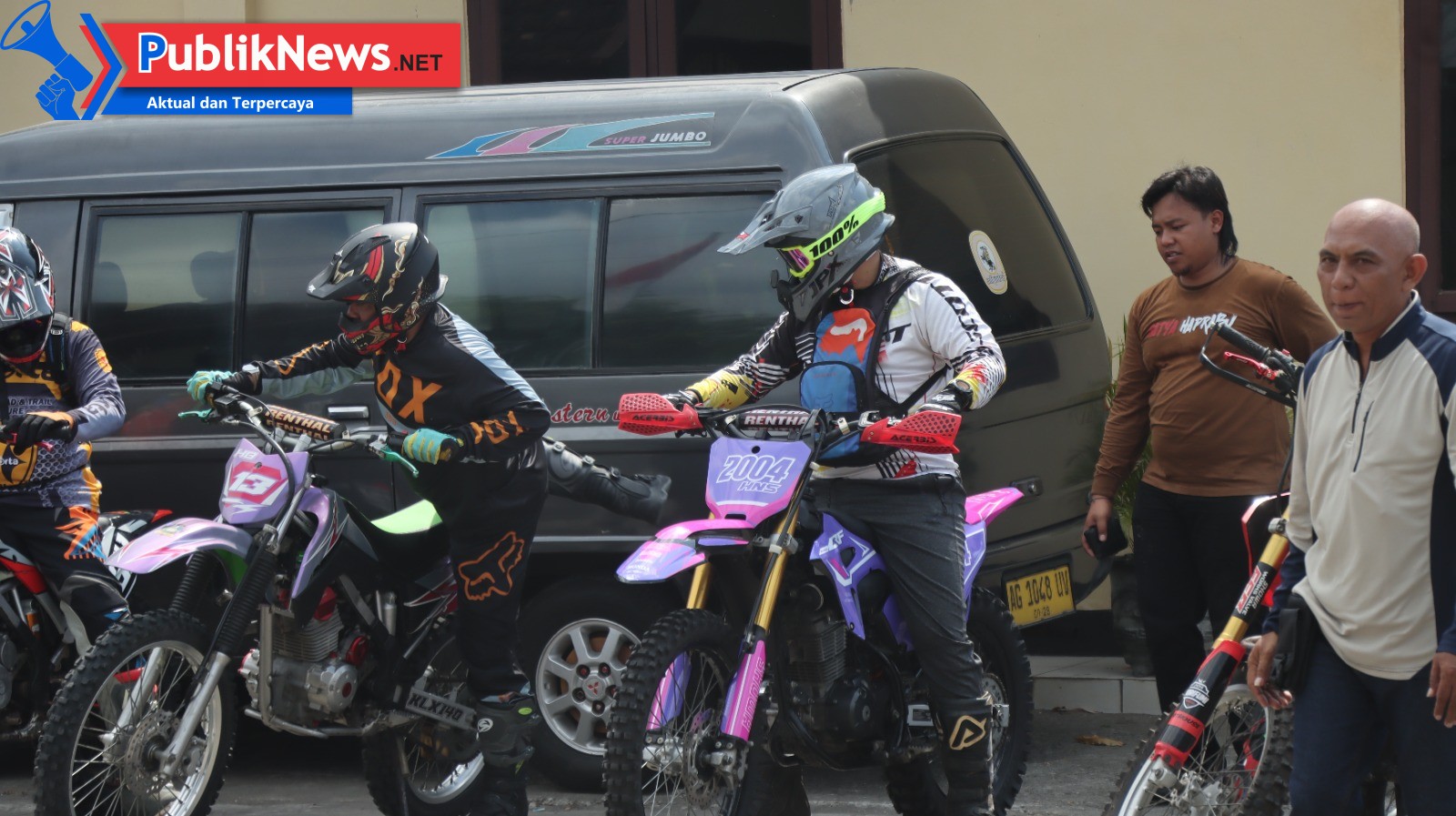 Silaturahmi Kamtibmas di Bukit Surga, Polres Nganjuk Gandeng Forkopimcam Sawahan dan Komunitas Trail