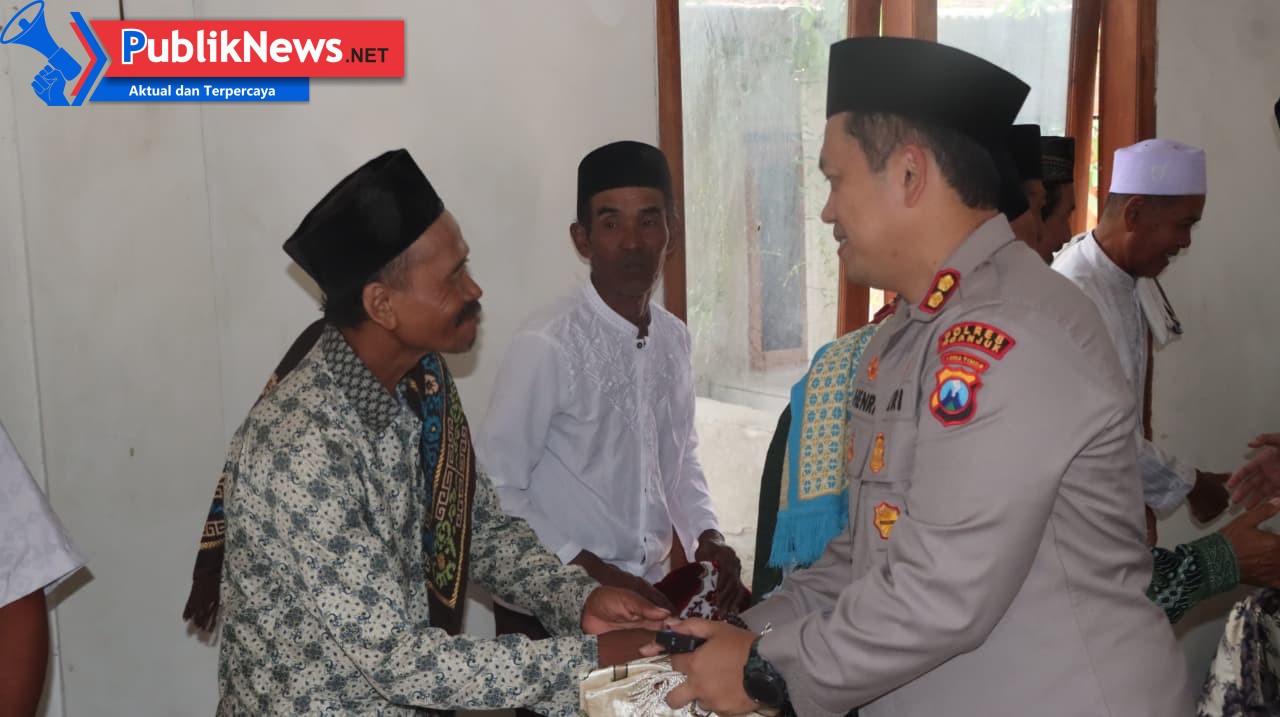 Kapolres Nganjuk Gelar Safari Jumat di Masjid Sabilal Muhtadin, Ajak Warga Perkuat Iman dan Jaga Kerukunan