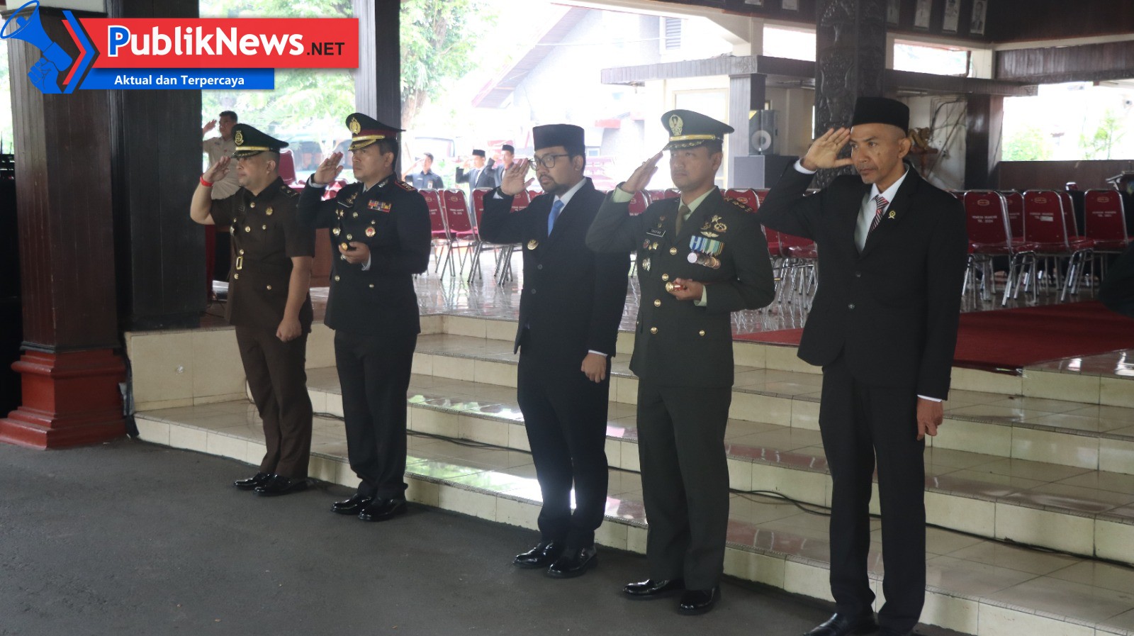 Kapolres Nganjuk Hadiri Upacara Hari Sumpah Pemuda ke-97, Kobarkan Semangat Persatuan dan Nasionalisme