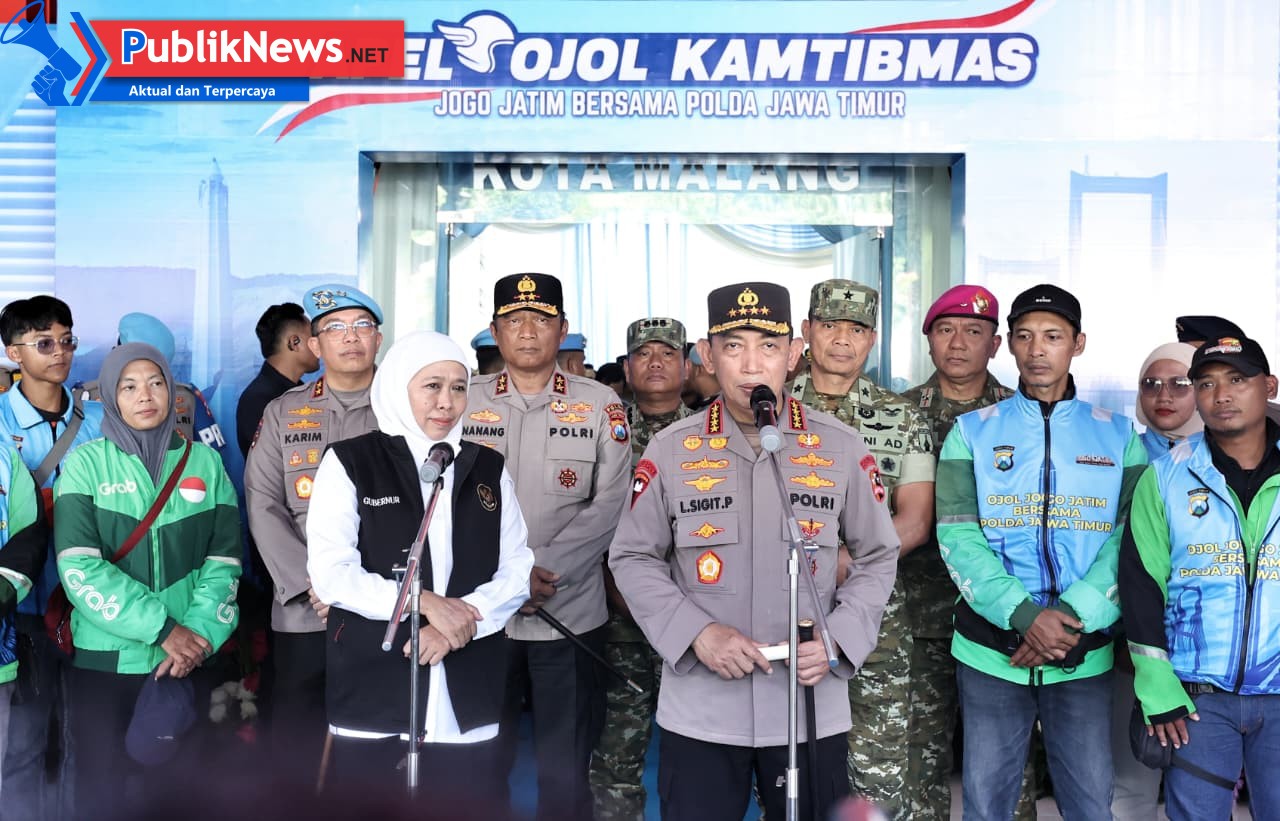 Kapolri Apresiasi Sinergi Polda Jatim dan Komunitas Ojol dalam Apel Kamtibmas “Jogo Jatim” di Malang