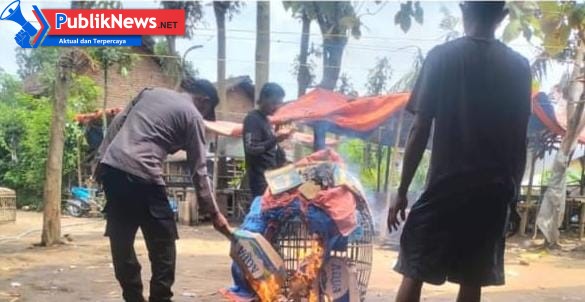 Polsek Ngronggot dan Resmob Polres Nganjuk Bongkar Lokasi Diduga Arena Sabung Ayam
