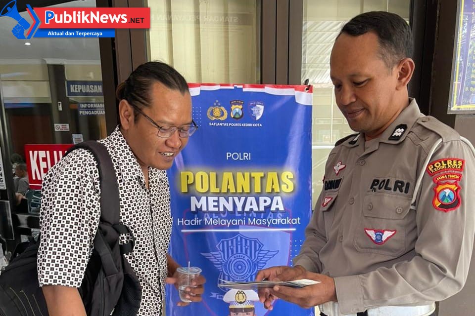 Polantas Menyapa Hadir di Samsat Kota Kediri, Wujudkan Layanan Humanis dan Transparan