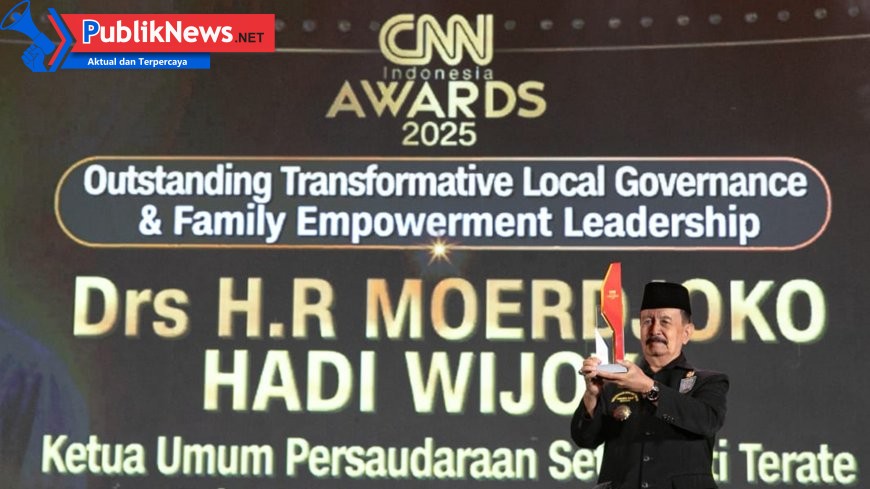 PSHT Raih Penghargaan Nasional “Excellence in Cultural Leadership and Community Empowerment” dari CNN Indonesia Awards 2025