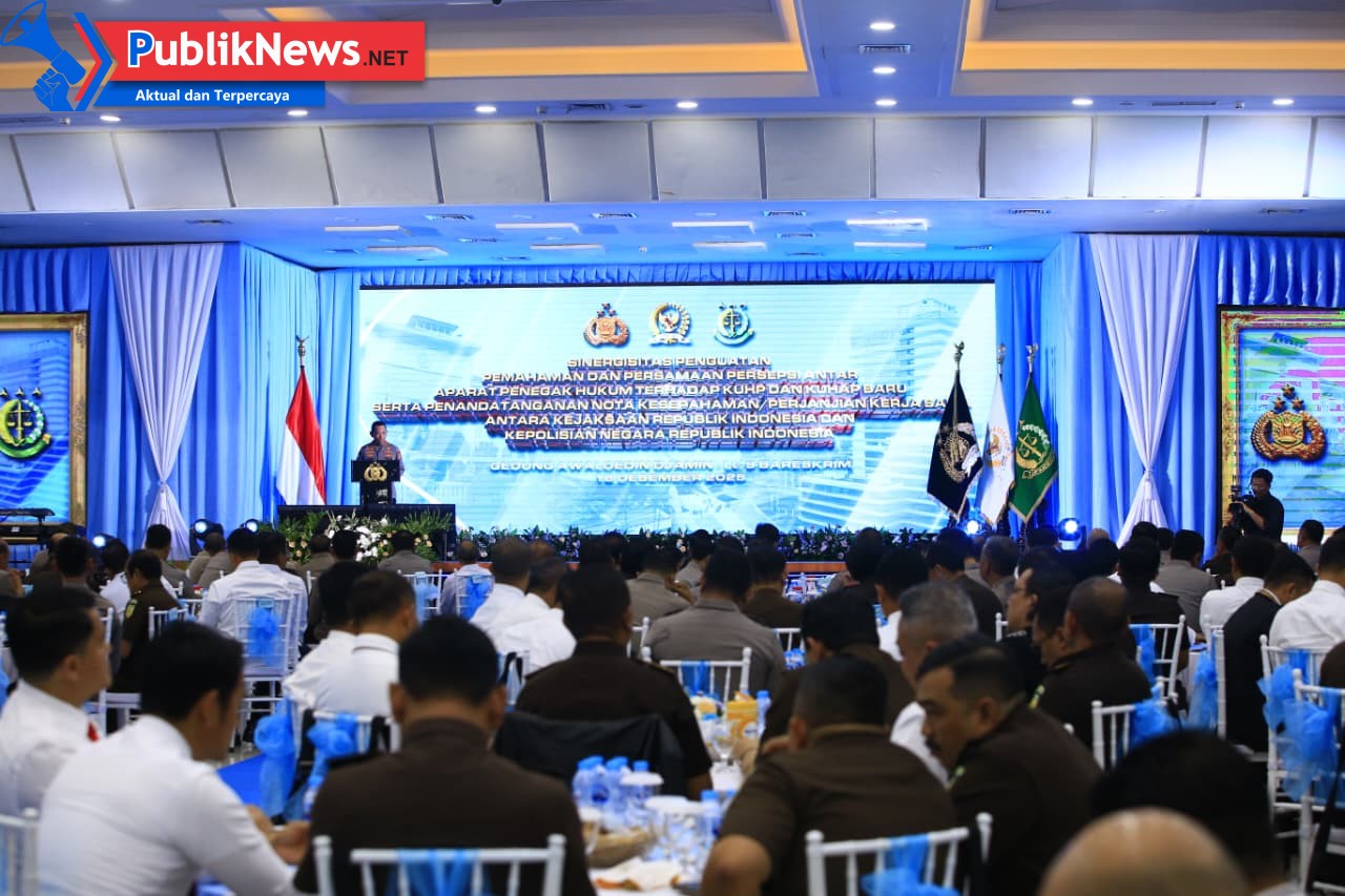 Teken PKS dan MoU, Kapolri Tegaskan Sinergi Polri–Kejaksaan Terapkan KUHP–KUHAP Baru