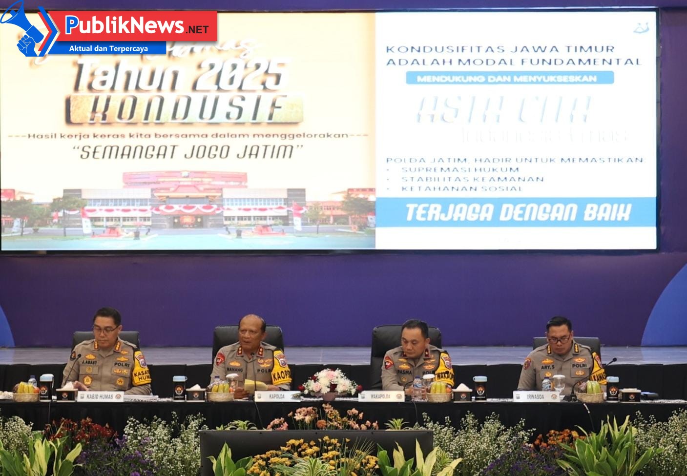 Kapolda Jatim: Situasi Kamtibmas 2025 di Jawa Timur Relatif Kondusif