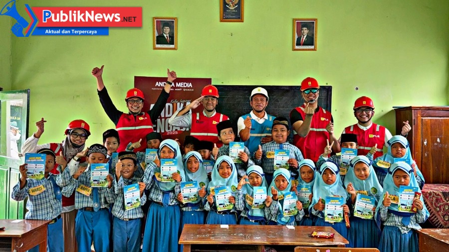 PLN UP3 Kediri Salurkan Beasiswa Cahaya Pintar kepada 10 Siswa Pra-Sejahtera Yayasan Miftahul Afkar