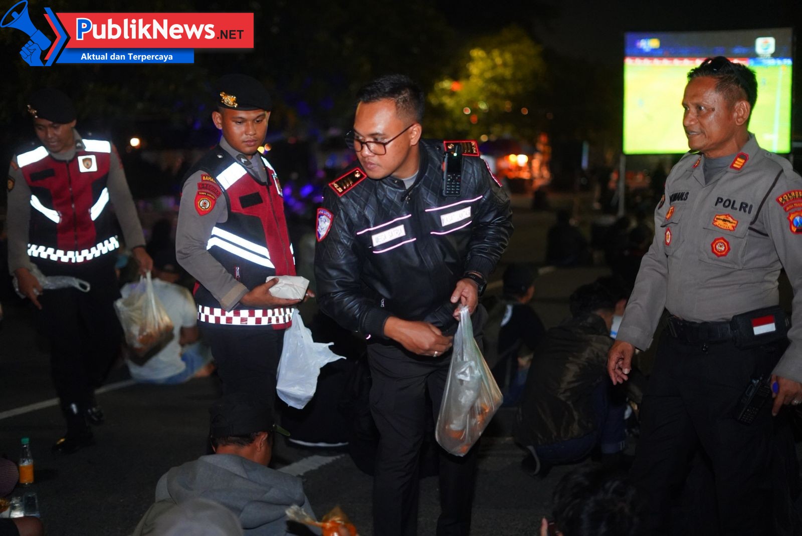 Demi Keamanan dan Layanan Suporter, Polres Kediri Fasilitasi Nobar Persik vs Persib di SLG