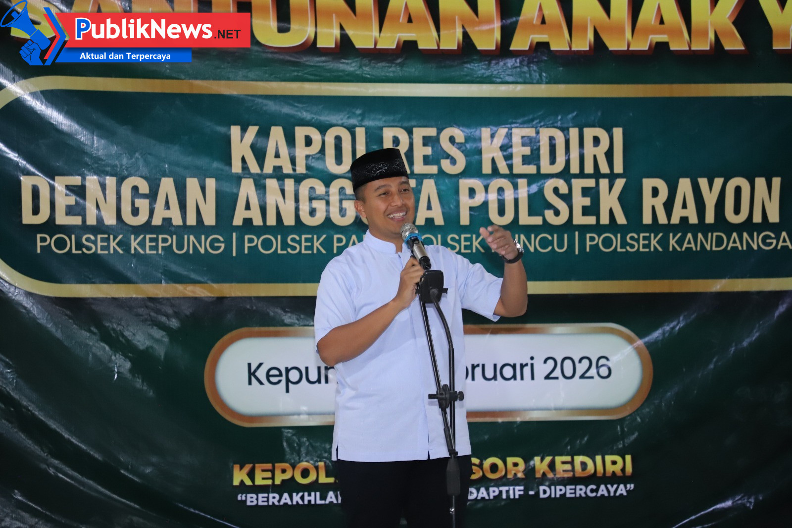 Buka Bersama dan Santuni Anak Yatim, Kapolres Kediri: Ramadan Jadi Momentum Perkuat Soliditas dan Kepedulian