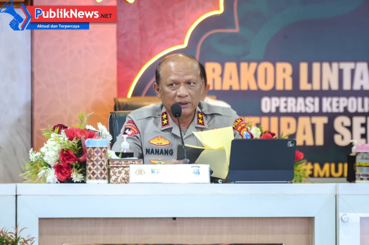 Jelang Nyepi dan Idul Fitri 2026, Kapolda Jatim Tekankan Sinergi Lintas Sektoral Demi Mudik Aman dan Kondusif