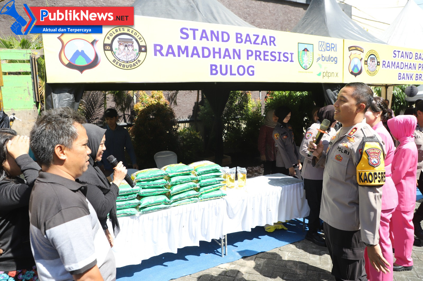 Diserbu Warga, Bazar Ramadan Presisi Polres Kediri Ludes dalam Hitungan Jam