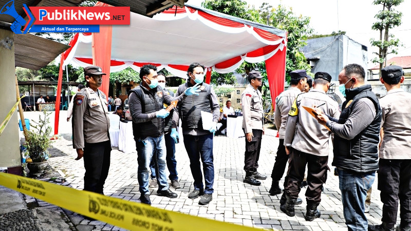 Menyambut Hari Bhayangkara ke-80, Polres Kediri Asah Kemampuan Anggota Lewat Lomba TPTKP