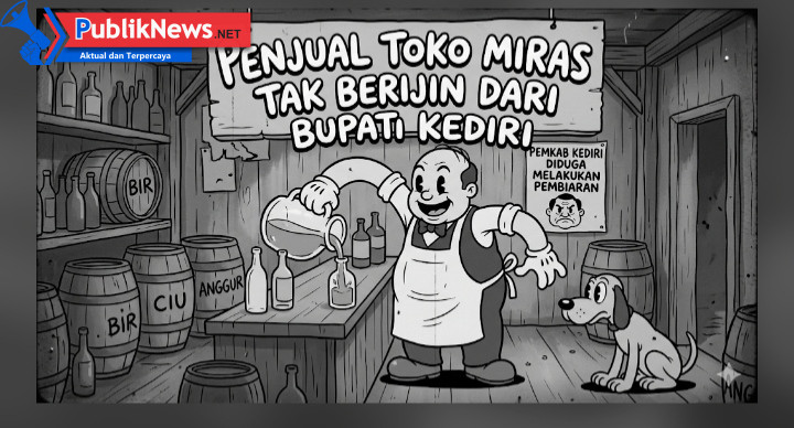 Bupati Kediri Diduga Biarkan Toko Miras Tanpa Izin Beroperasi, Aliansi Pemuda Indonesia Siap Lapor Kapolda Jatim