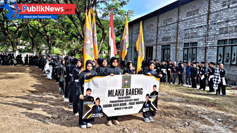 Ribuan Calon Warga PSHT Kota Kediri Gelar “Long March”, Wujudkan Ajaran Persaudaraan dan Budi Luhur
