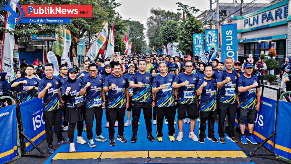 Pertama Digelar Polres Kediri, Pare Bhayangkara Run 2026 Disambut Antusias Ribuan Pelari