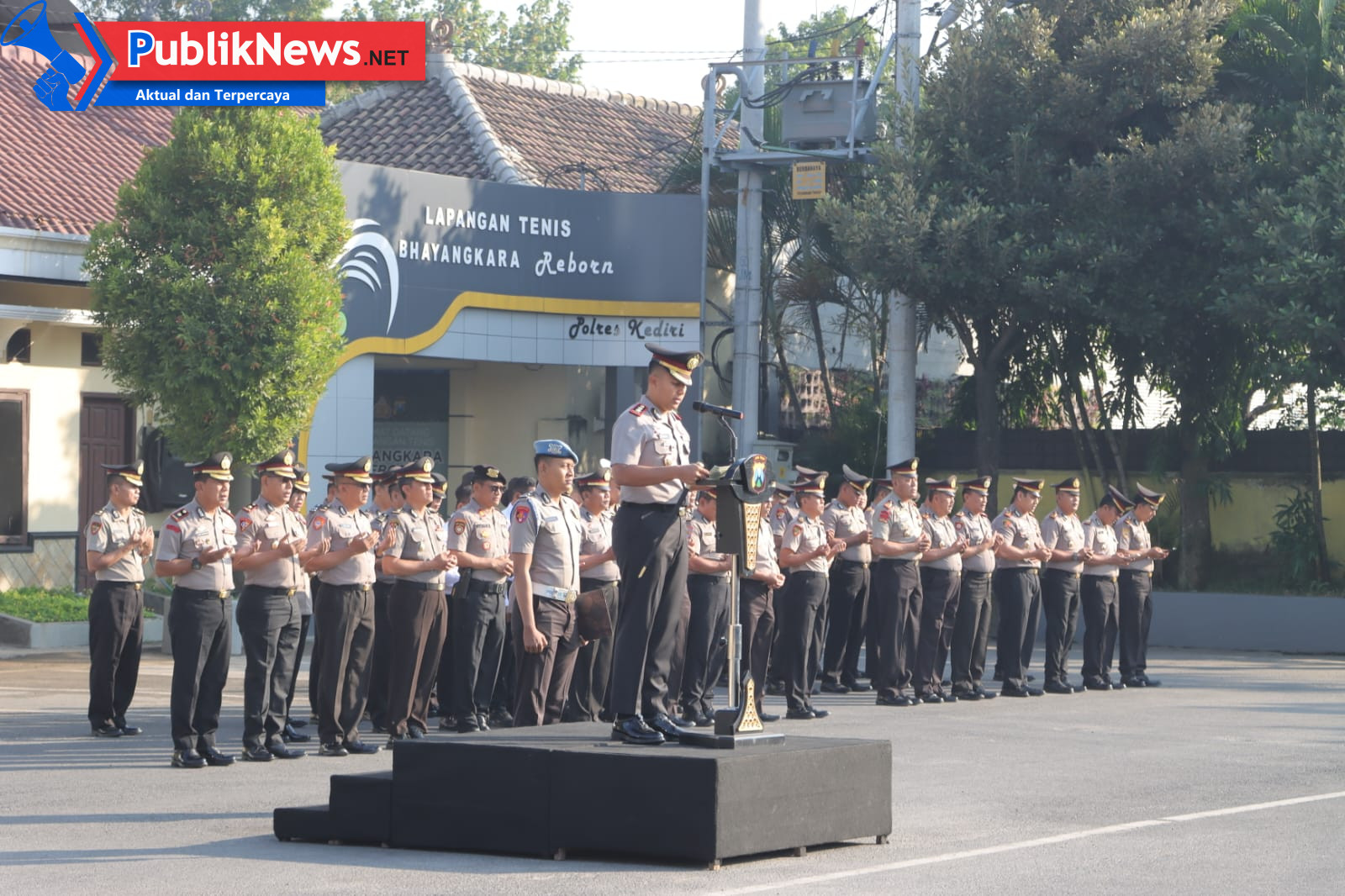 Jelang Alih Tugas, AKBP Bramastyo Titip Semangat Pengabdian kepada Jajaran Polres Kediri