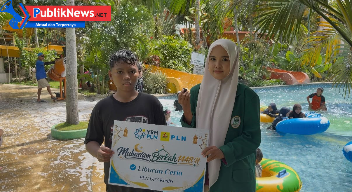 Capaian PLN UP3 Kediri, Hadirkan Senyum dan Harapan bersama YBM PLN UP3 Kediri Gelar Liburan Ceria Anak Yatim Dhuafa