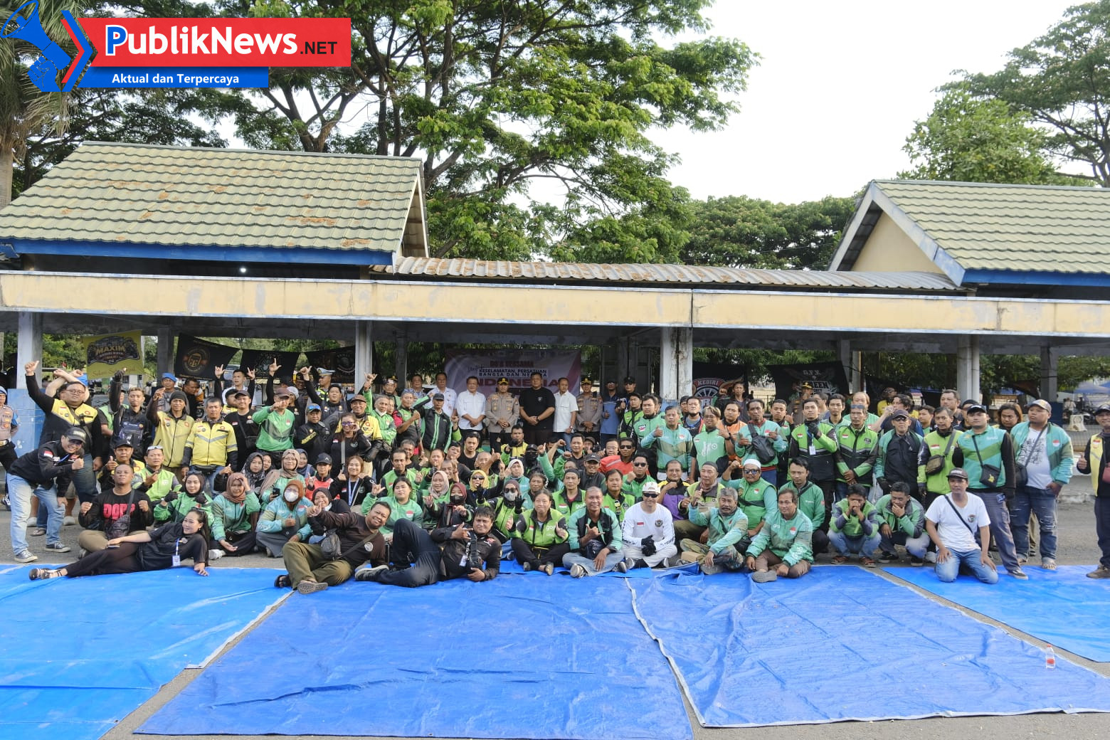 Hadir di Doa Bersama GARDA, Kapolres Kediri Ajak Ojol Perkuat Persatuan Bangsa