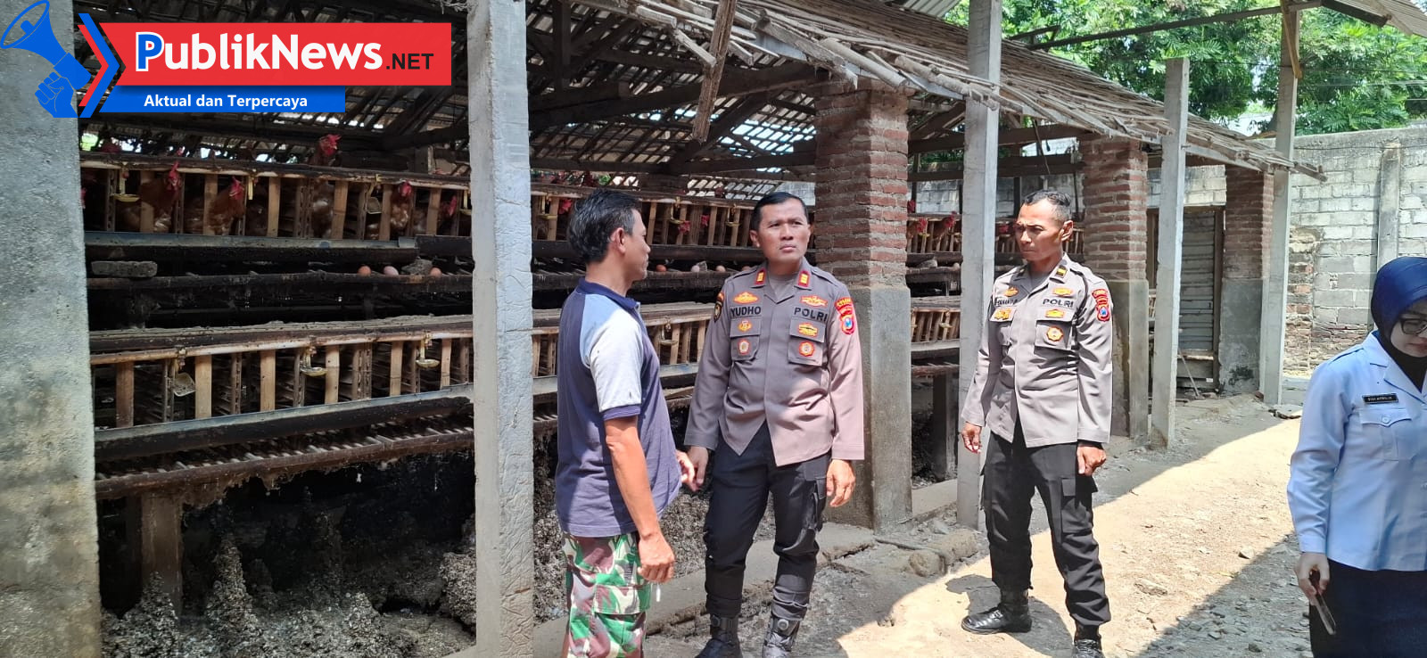 Jaga Produksi Telur, Polsek Kandat Bina Peternak Dukung Ketahanan Pangan